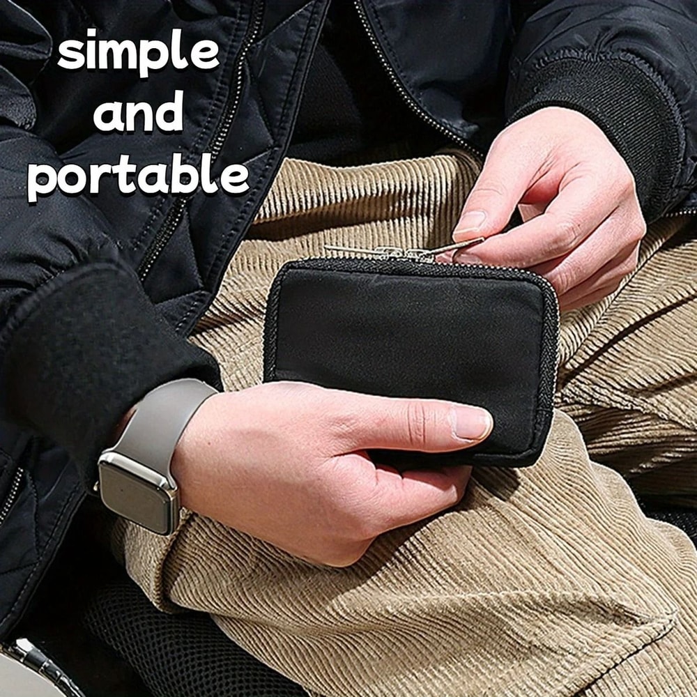 SlimStyle Waterproof Nylon Small Wallet And Keychain 3