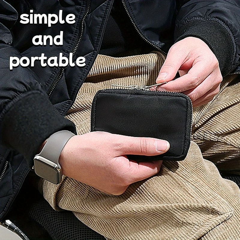 SlimStyle Waterproof Nylon Small Wallet And Keychain 3