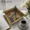 Khaki Foldable Desktop And Camping Storage Tray 0