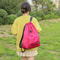 Womens Lightweight Oxford Cloth Drawstring Sports Backpack 1