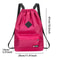 Womens Lightweight Oxford Cloth Drawstring Sports Backpack 2