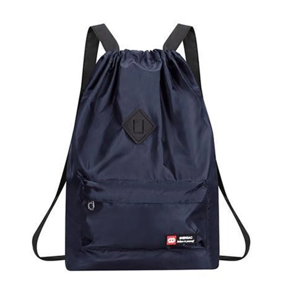 Womens Lightweight Oxford Cloth Drawstring Sports Backpack 4