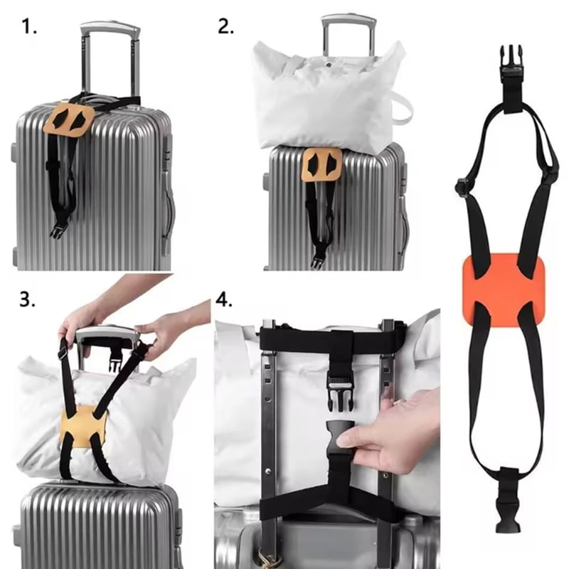 AntiLost HeavyDuty Cross Luggage Binding Strap 5