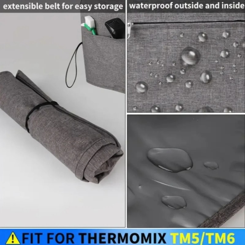 Thermomix TM5TM6 Grey Oxford Cloth Protective Cover 2