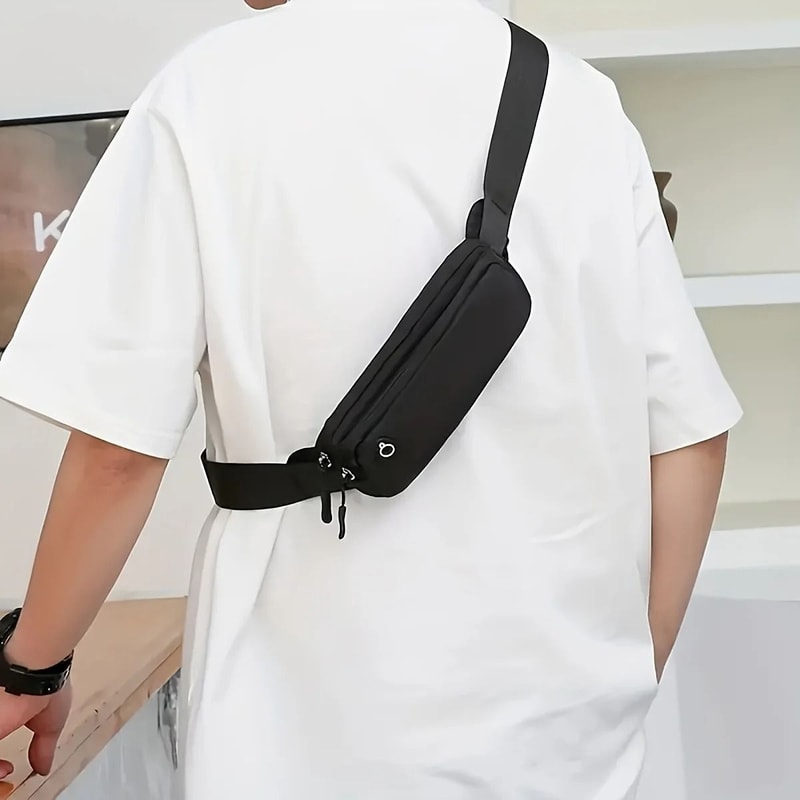 UltraThin Waterproof Nylon Crossbody Sports Bag 1