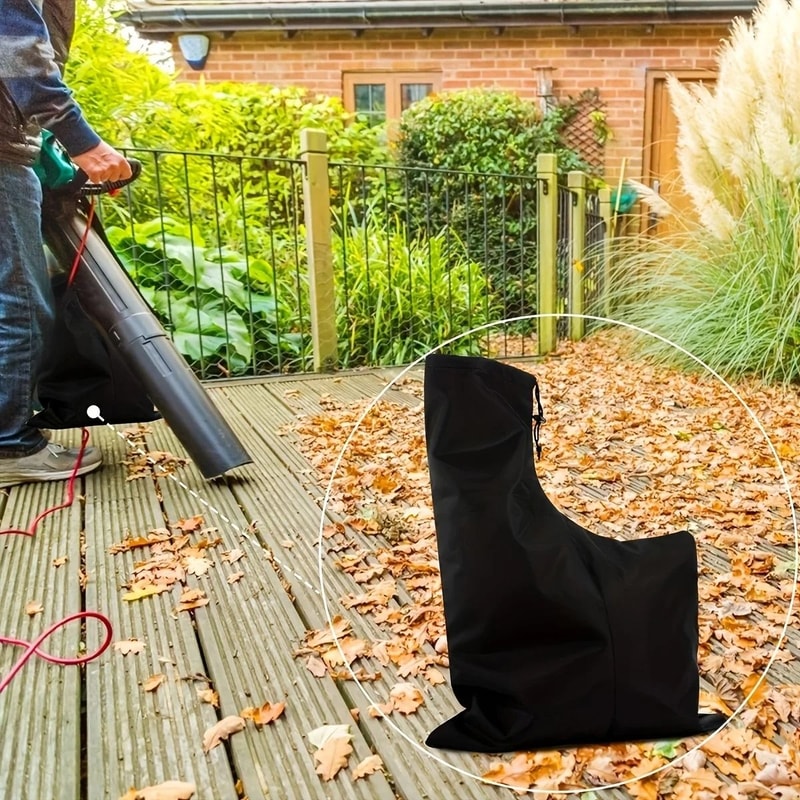 Black Outdoor Portable Vacuum And Leaf Blower Storage Bag 4