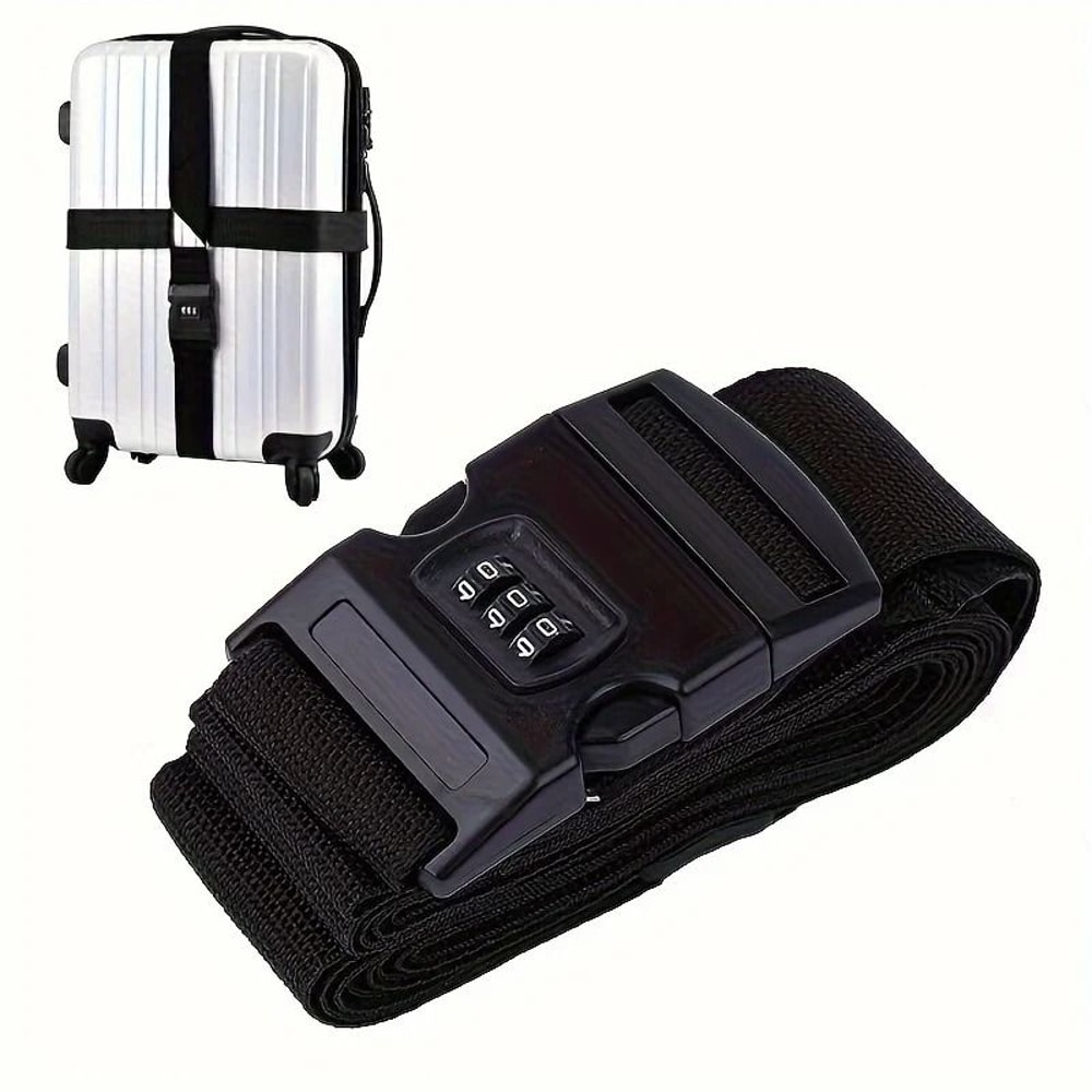 Secure Travel Password Lock Luggage Strap 12