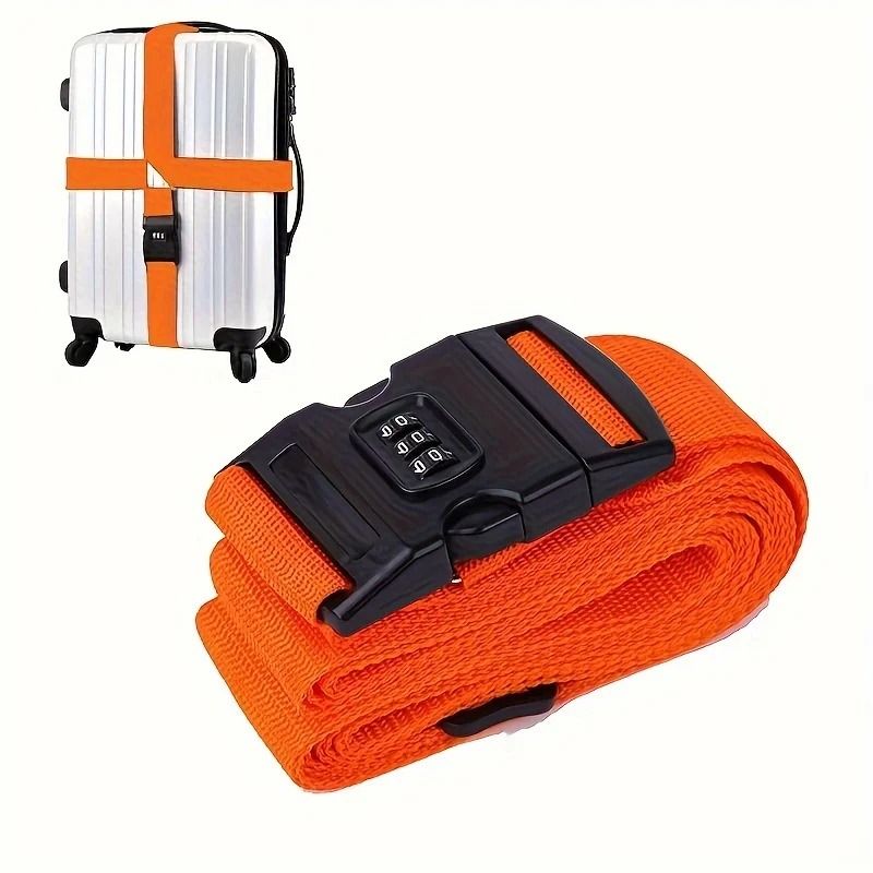 Secure Travel Password Lock Luggage Strap 4