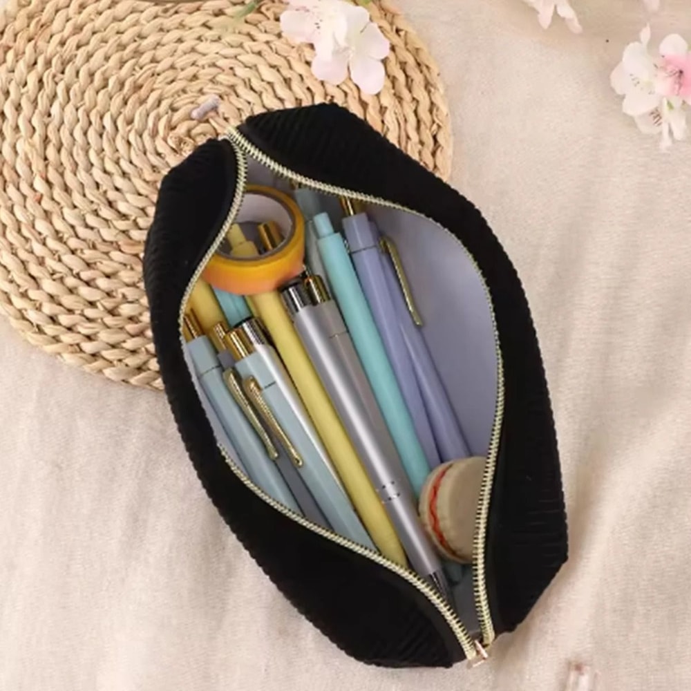 LargeCapacity Solid Color Stationery And Pencil Case 2