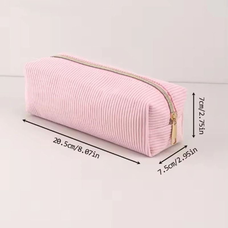 LargeCapacity Solid Color Stationery And Pencil Case 3
