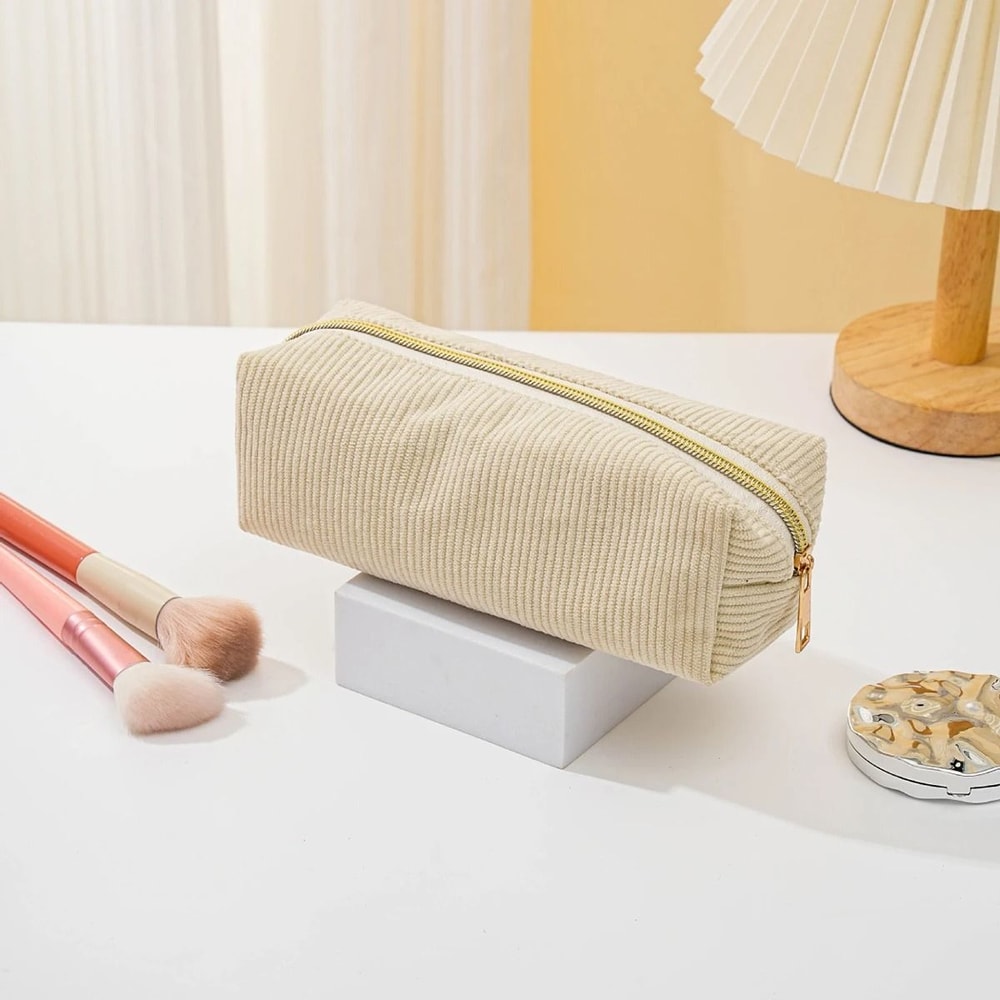 LargeCapacity Solid Color Stationery And Pencil Case 6