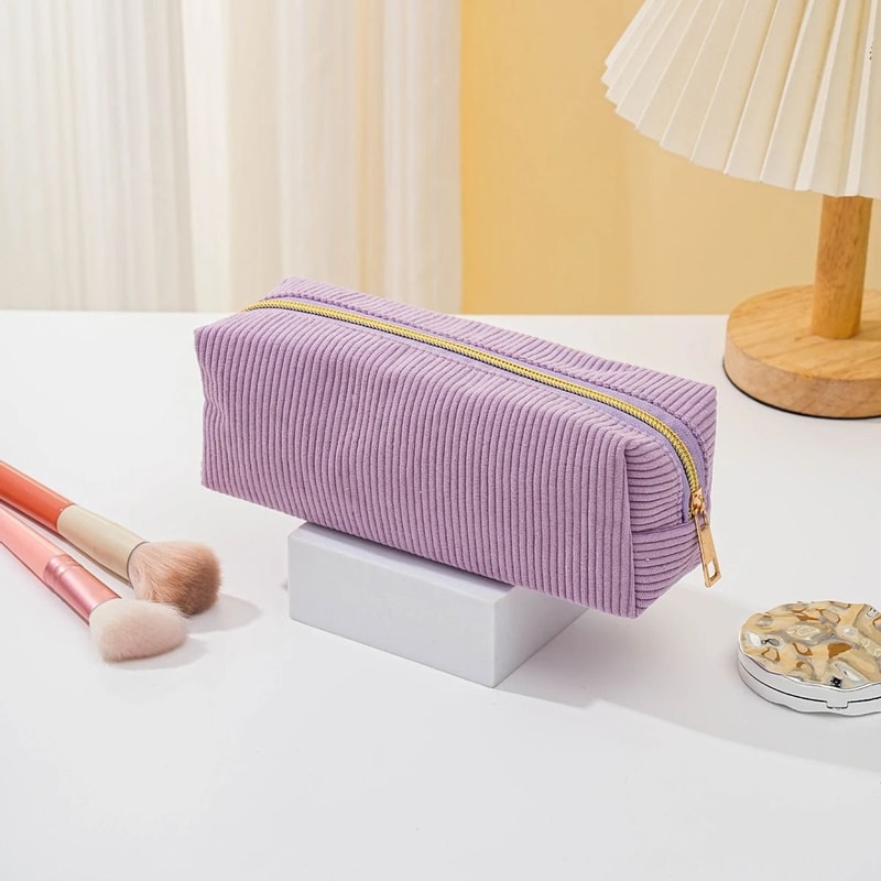 LargeCapacity Solid Color Stationery And Pencil Case 7