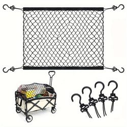 universal heavy-duty camping and garden cart cargo net