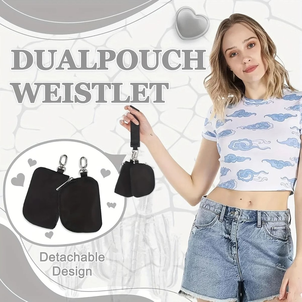 2in1 Portable Mini Coin Purse And Card Holder 1