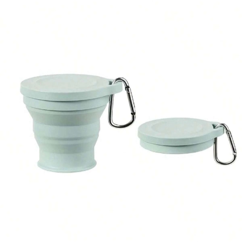 Outdoors Silicone Folding Cup With Carabiner 6