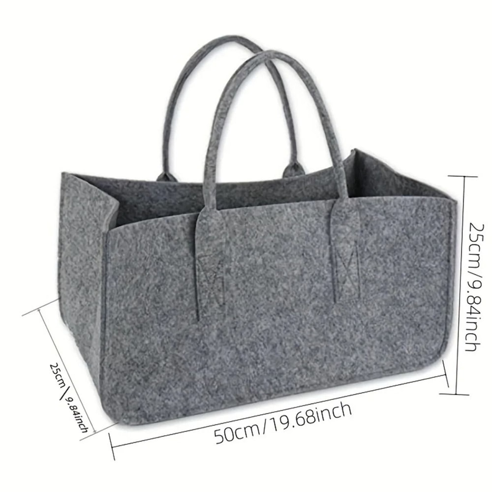 Thickened MultiPurpose Felt Shopping And Storage Tote 4