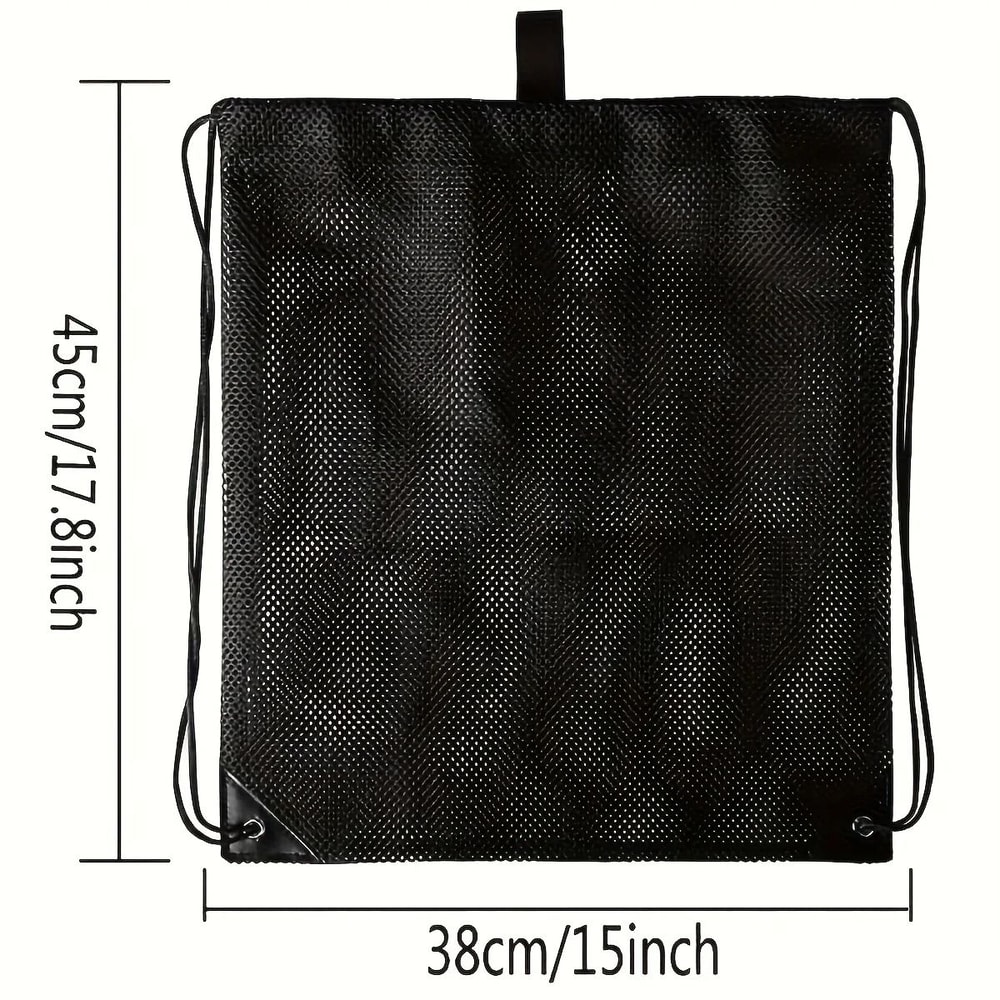Portable MultiPurpose Drawstring Mesh Storage Backpack 1