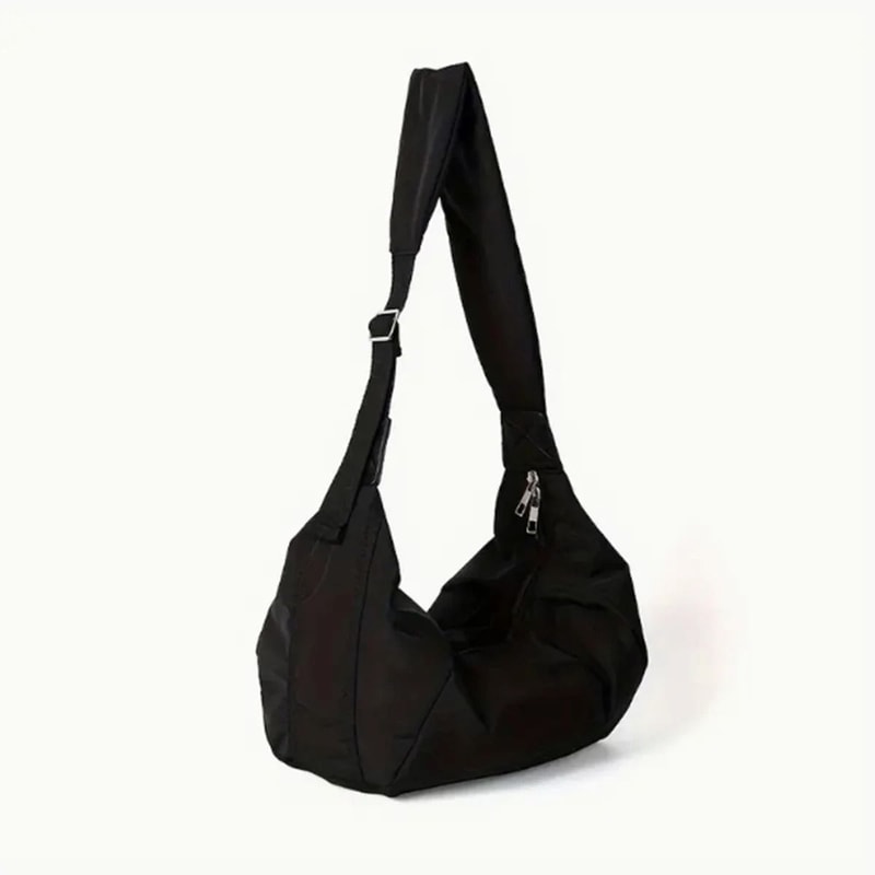 Fashion Canvas Down Crossbody Dumpling Bag 6