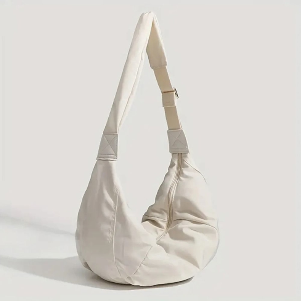 Fashion Canvas Down Crossbody Dumpling Bag 7