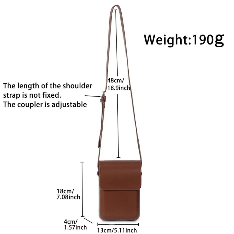 Versatile Vertical Simple Flip Phone And Crossbody Bag 1