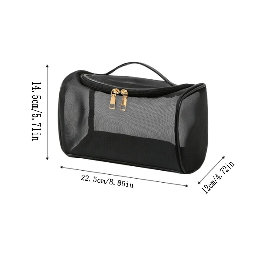 Transparent LargeCapacity Travel Makeup And Toiletry Bag 4