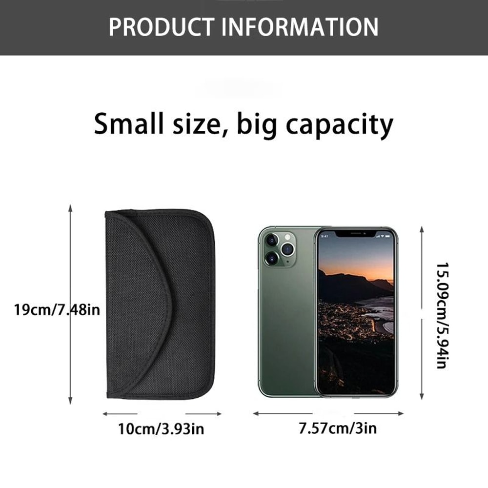 Universal Faraday RFID SignalBlocking Key Fob Pouch 4