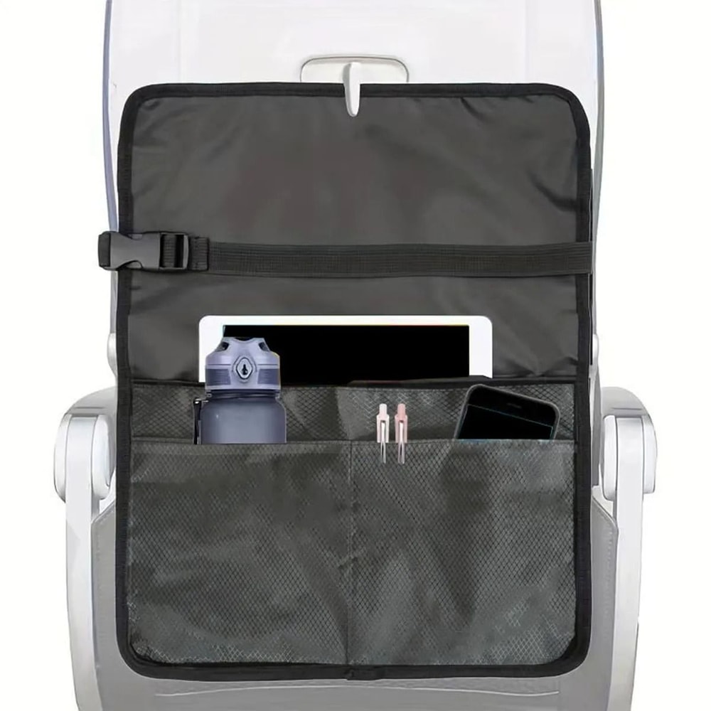 Dark Gray HighSpeed Rail And Airplane Table Board Storage Bag 4