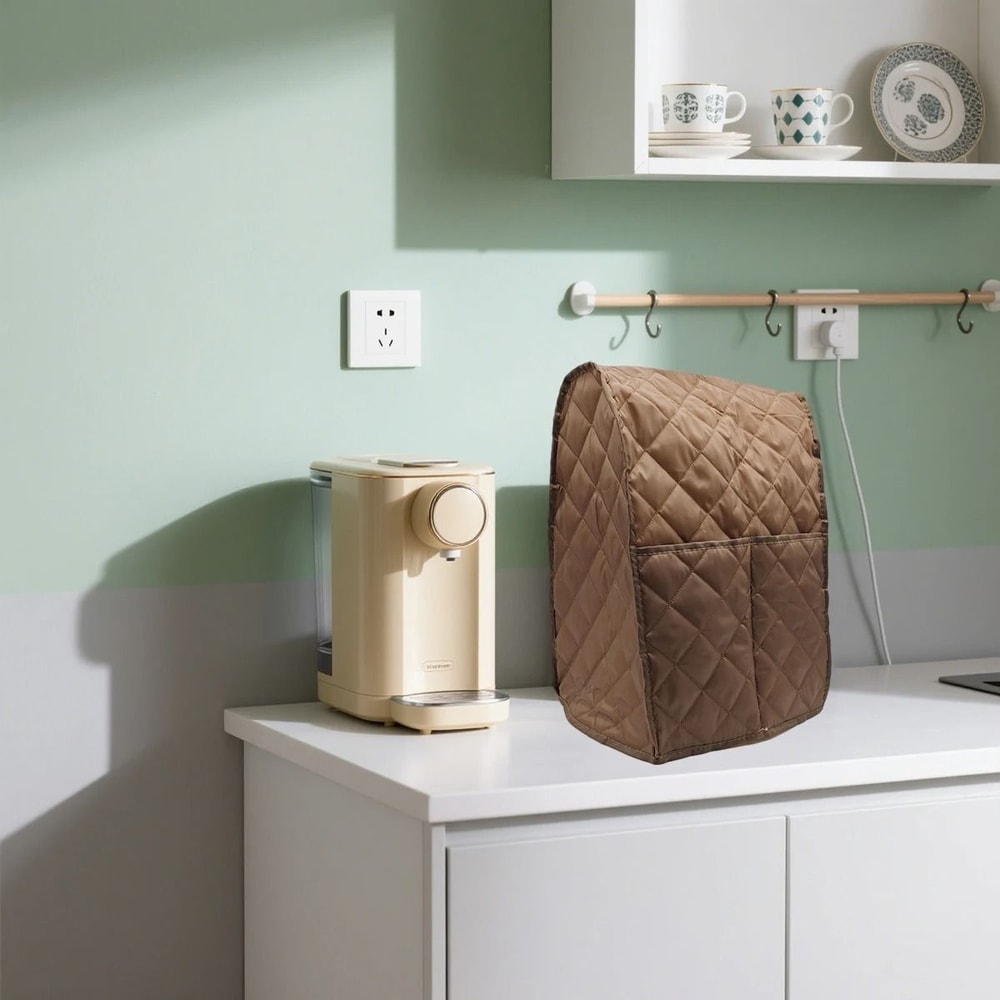 Solid Color Exquisite Quilted Polyester Blender Cover 1