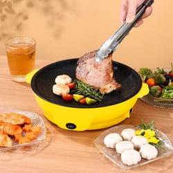 multifunctional electric baking tray and non-stick grill