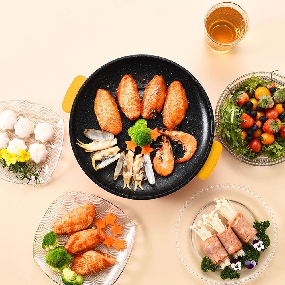 Multifunctional Electric Baking Tray And NonStick Grill 1