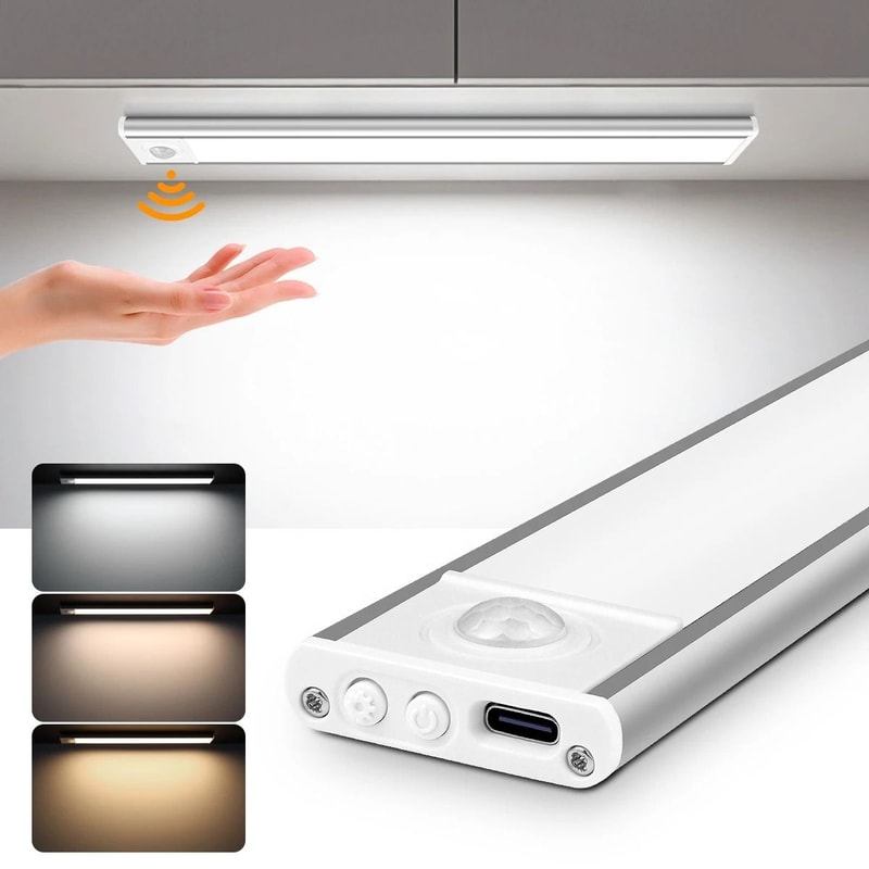High Capacity Magnetic Motion Sensor LED Light Bar Set 0