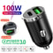 AstroCharge UltraFast 100W200W PD QC30 Mini Car Charger 6