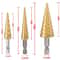 HSS Titanium Coated Step Drill Bit HighSpeed Steel Cone Tool 2