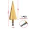 HSS Titanium Coated Step Drill Bit HighSpeed Steel Cone Tool 8