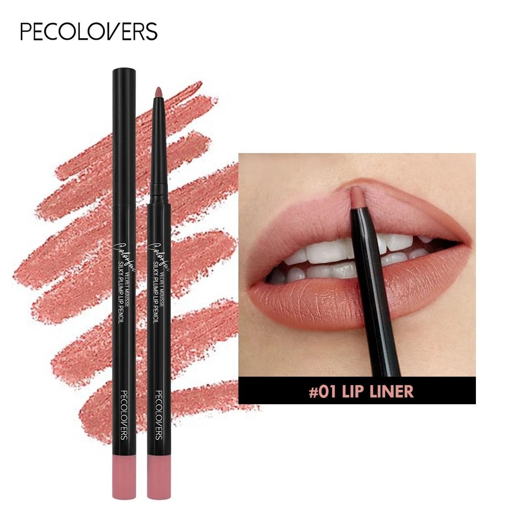 Waterproof Matte Red Contour Lipliner Pencil 2