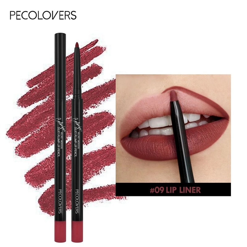 Waterproof Matte Red Contour Lipliner Pencil 15