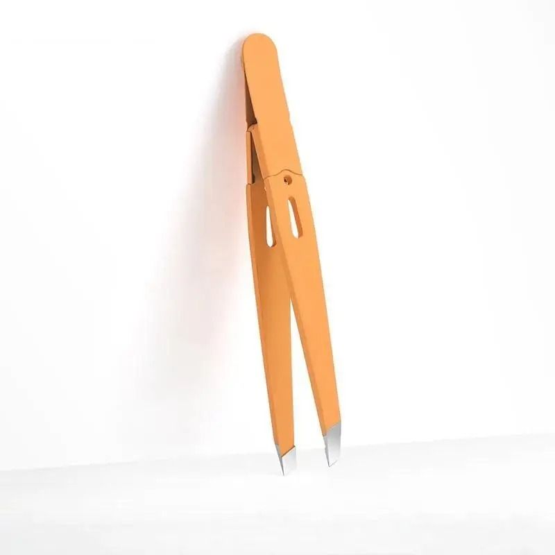 Colorful Stainless Steel Slanted Eyebrow Tweezers 6