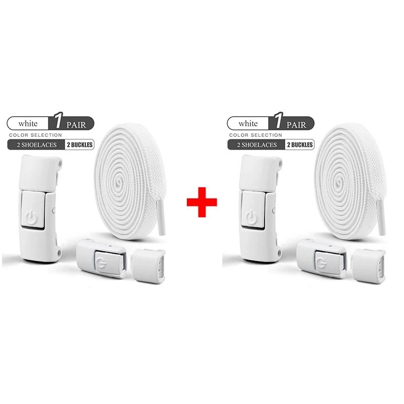 Industrial Standard 8mm Elastic No Tie Shoelaces With Press Lock 4