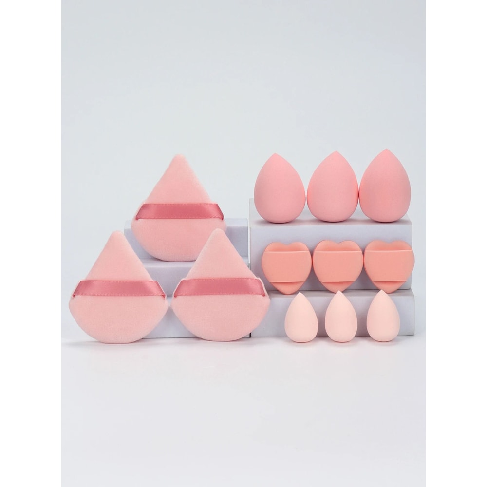 12Piece AllPurpose Makeup Sponge And Puff Set 6