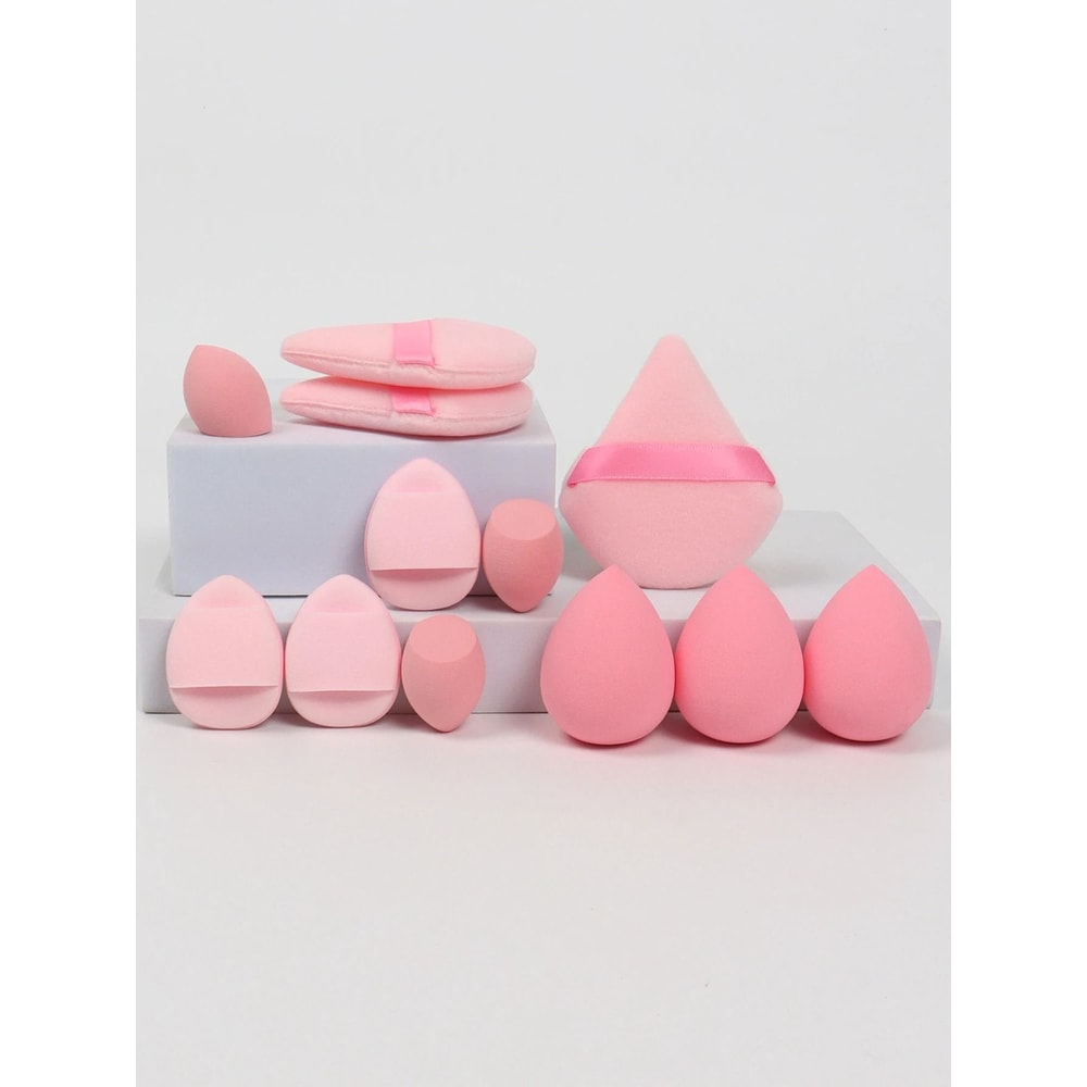 12Piece AllPurpose Makeup Sponge And Puff Set 9