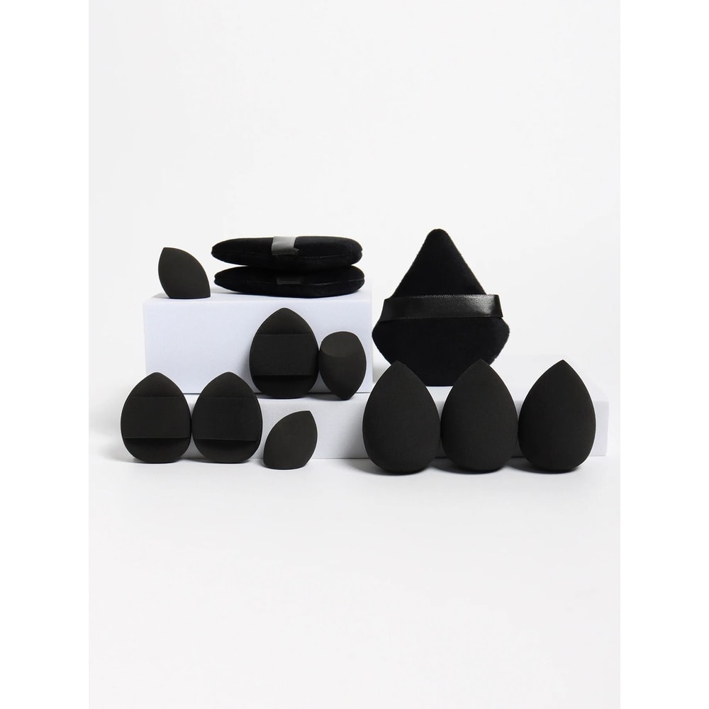 12Piece AllPurpose Makeup Sponge And Puff Set 14