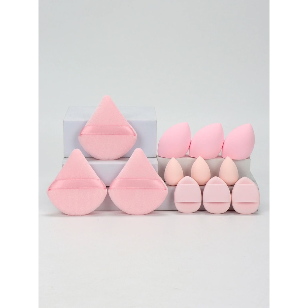 12Piece AllPurpose Makeup Sponge And Puff Set 20