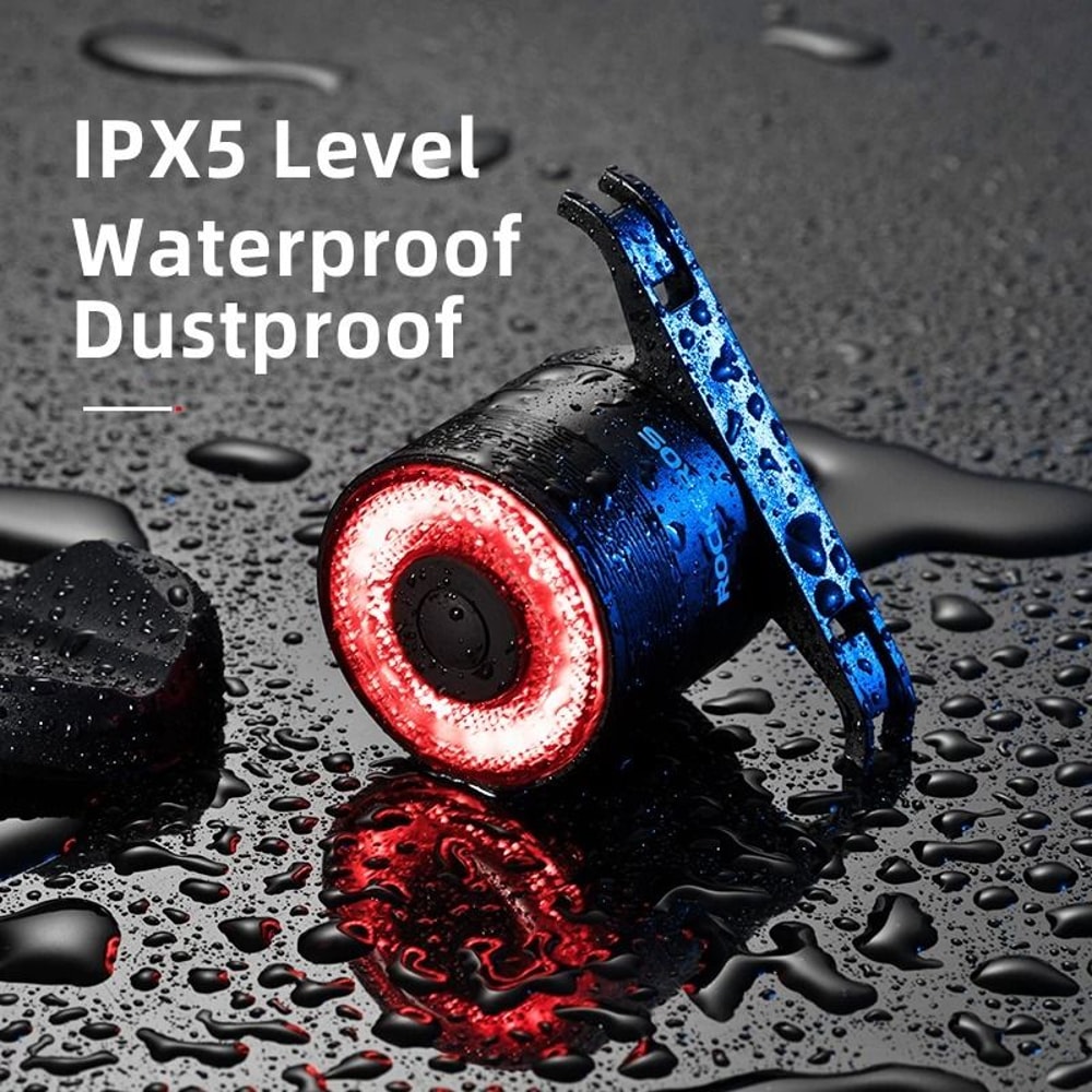 ROCKBROS Smart Brake Bicycle Tail Light 4