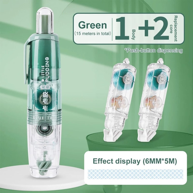 Industrial Standard 12Piece Transparent Dot Dispensing Tape Set 15