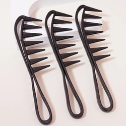 industrial standard wide-tooth detangling hair comb