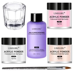 professional acrylic nail powder and crystal liquid set