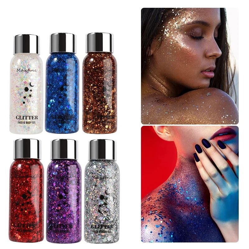 Multifunctional Face And Body Glitter Gel 0