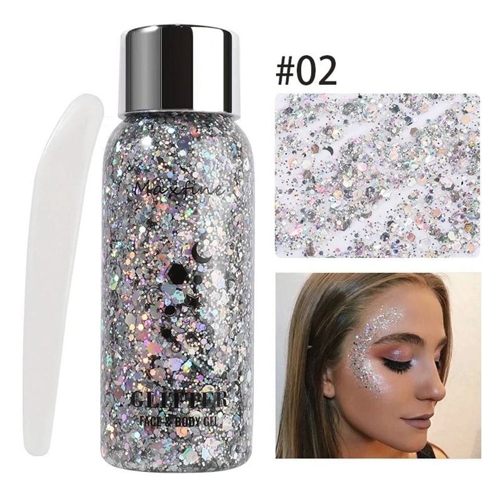 Multifunctional Face And Body Glitter Gel 8