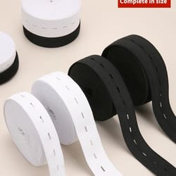 industrial standard 5m button hole elastic belt