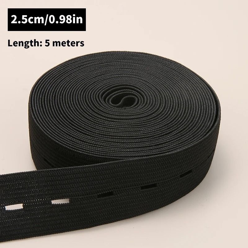 Industrial Standard 5m Button Hole Elastic Belt 10